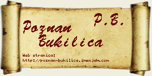 Poznan Bukilica vizit kartica